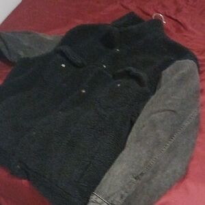 Black Levi Sherpa Jacket